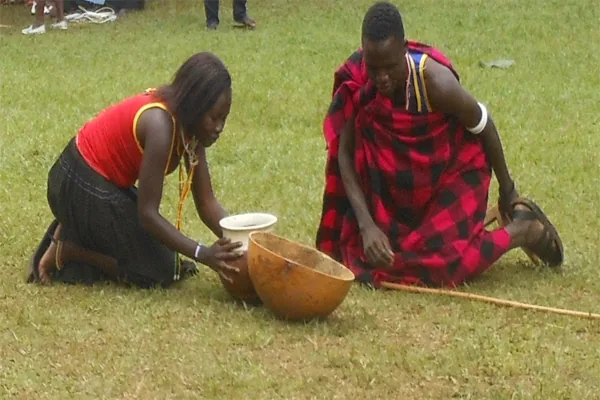 Karamojong warriors, Kidepo Valley, Uganda